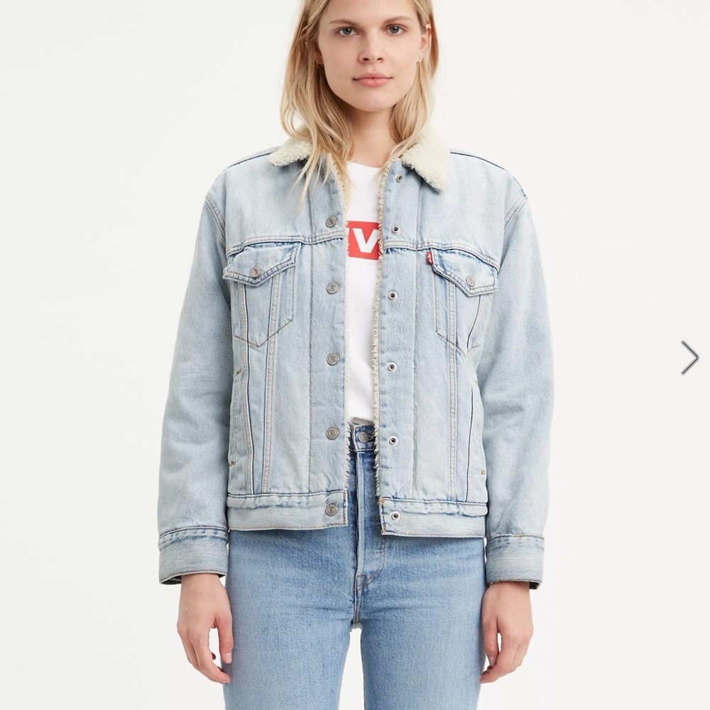 JACQUARD™ BY GOOGLE LEVI'S® SHERPA TRUCKER JACKET